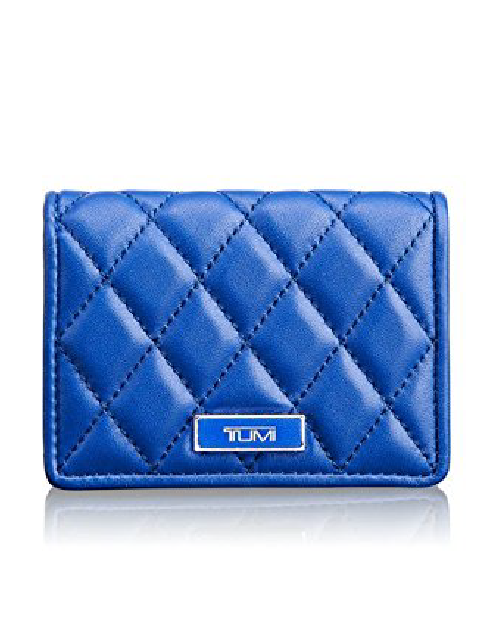 Tumi Tarjetero Flap Card Azul