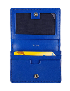 Tumi Tarjetero Flap Card Azul