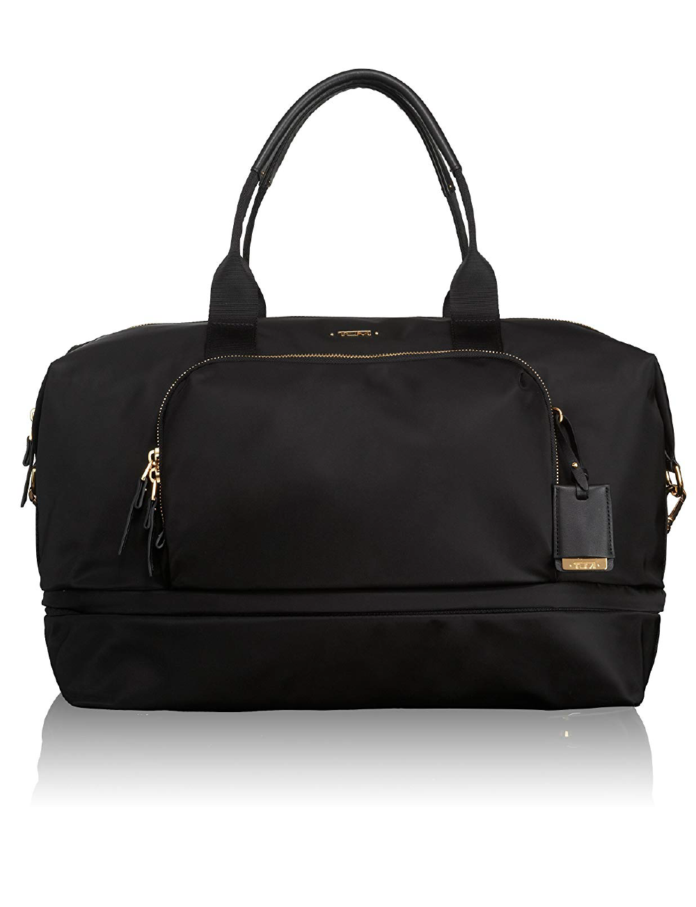 Tumi Duffel expandible negra